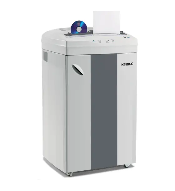 KOBRA HS-8 MULTI AO — The new standard, NSA approved, for high security destruction of optical media (Blu-ray/DVD/CD) and documents.