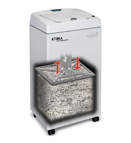 KOBRA AF.2 COMPACTOR — Professional auto-feed/auto-compact shredder